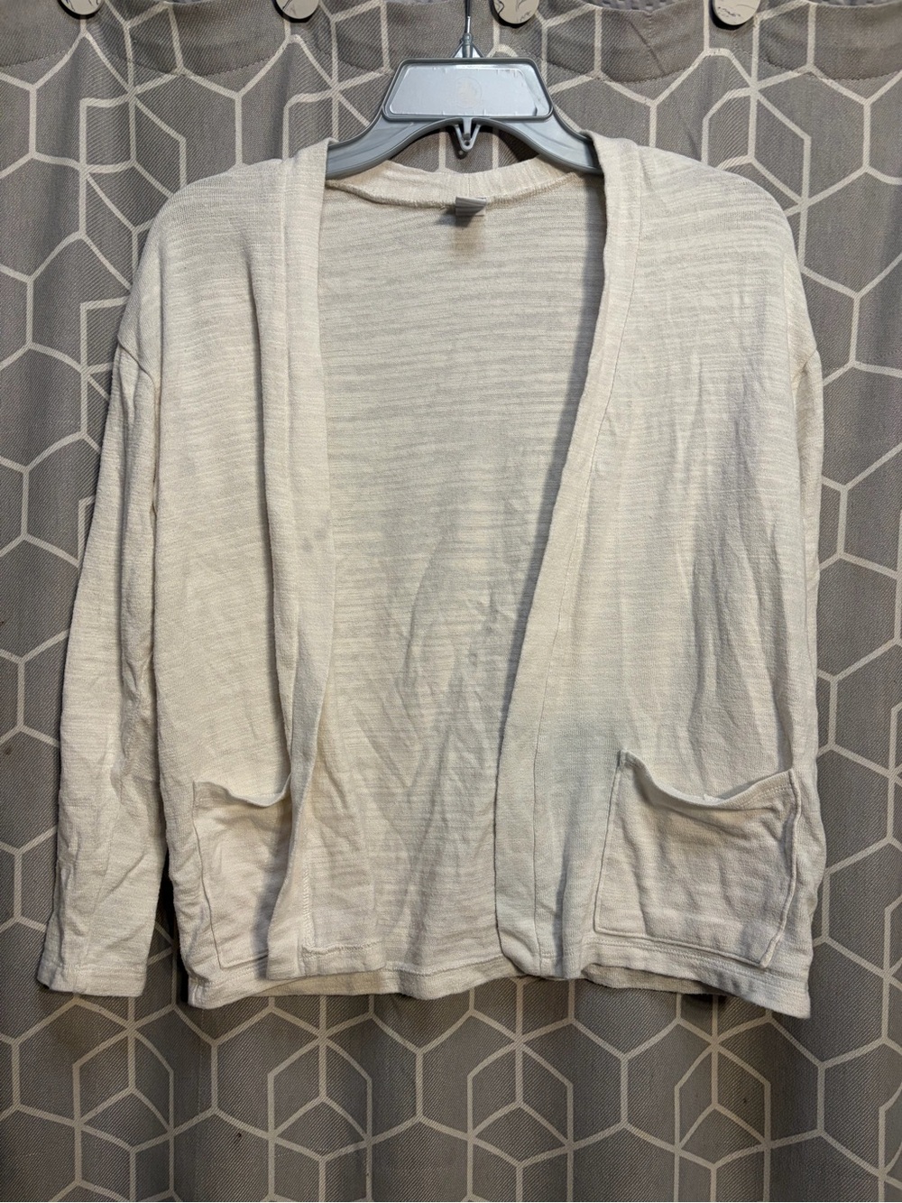 Old Navy Cream Open-Front Women's Cardigan